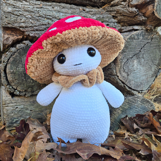 Giant Mushroom Guy Crochet Plushie