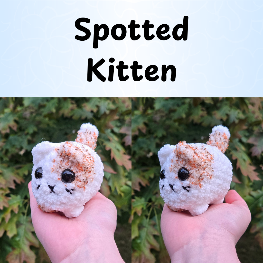 Custom Loaf Kitten Crochet Plushie