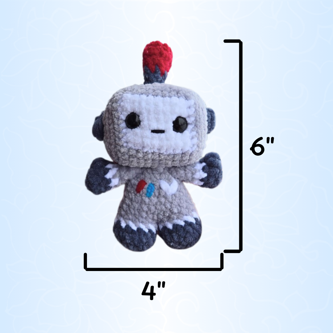 Robot Crochet Plushie