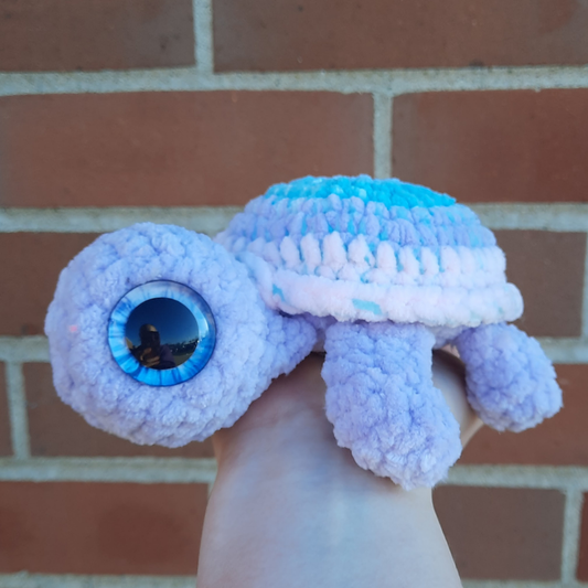 Turtle Crochet Plushie (Purple Ombre)