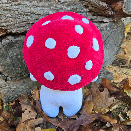 Giant Mushroom Guy Crochet Plushie
