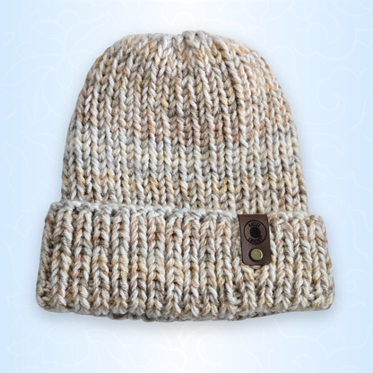 Neutral Chunky Knit Beanie