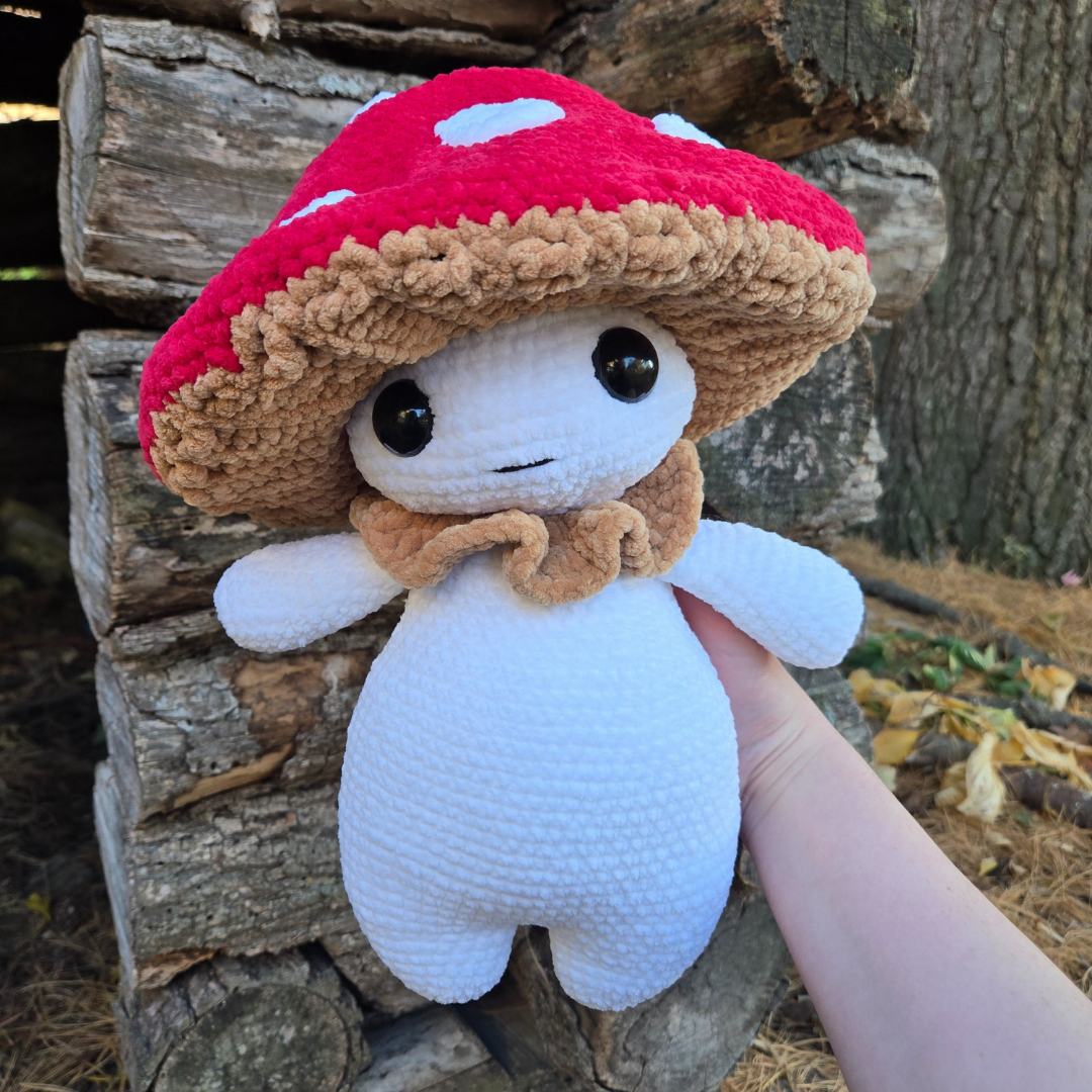 Giant Mushroom Guy Crochet Plushie