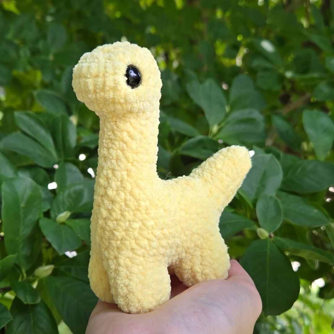 Brontosaurus Crochet Plushie - Made-to-Order