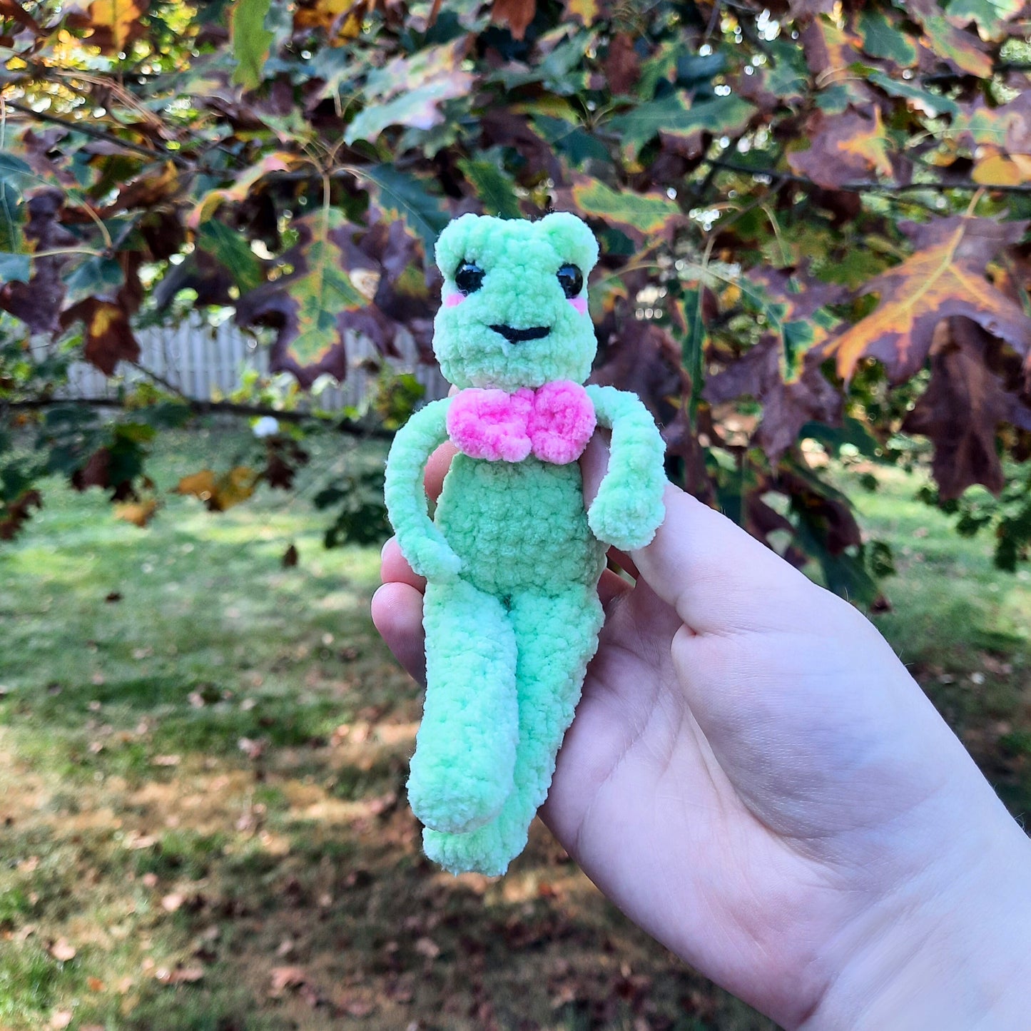 Fergie Doll and Frogbert Ragdoll Crochet Plushie