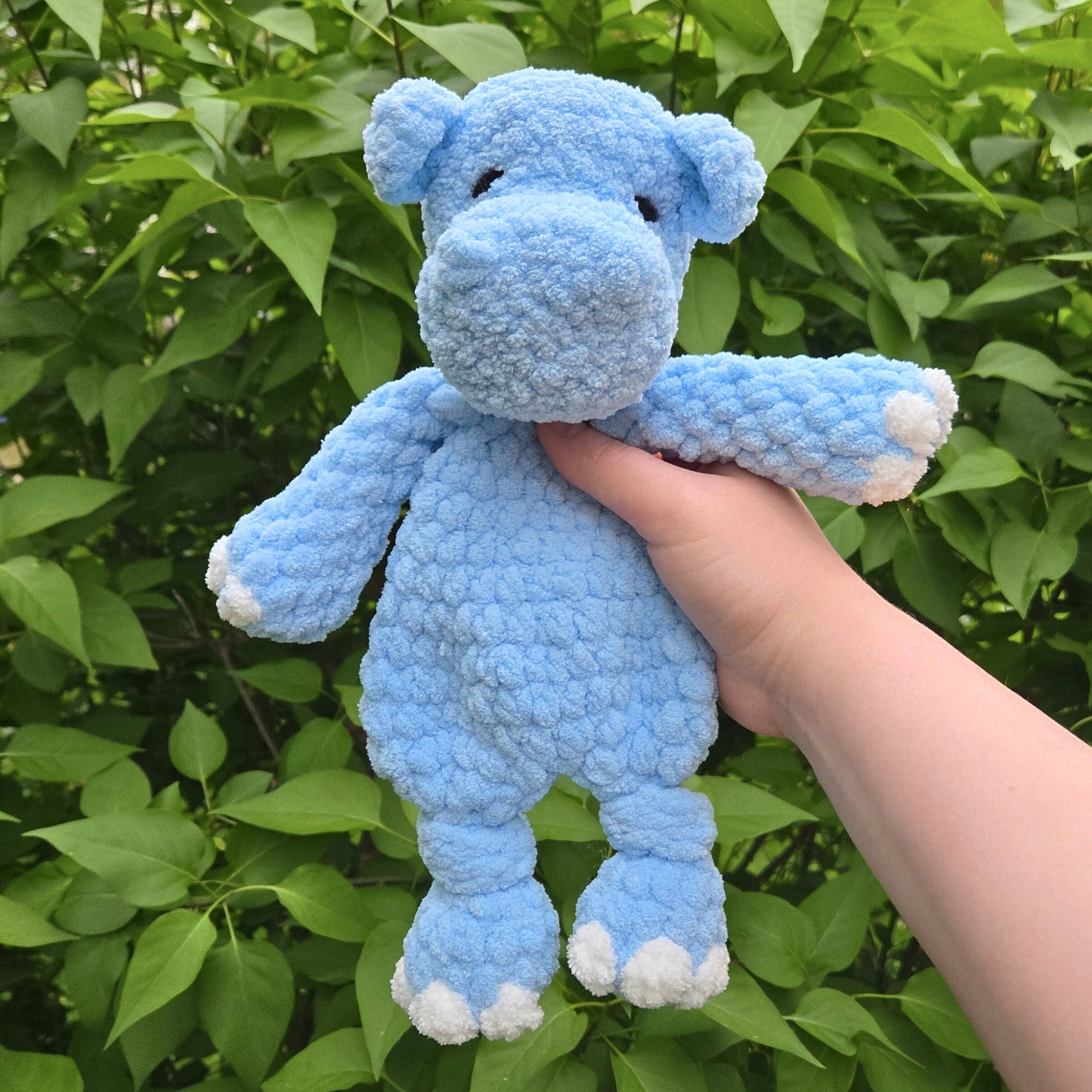 Hippo Crochet Snuggler