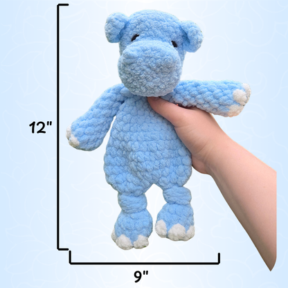 Hippo Crochet Snuggler