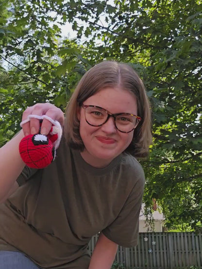Hanging Spider-Guy Crochet Plushie (Made-to-Order)