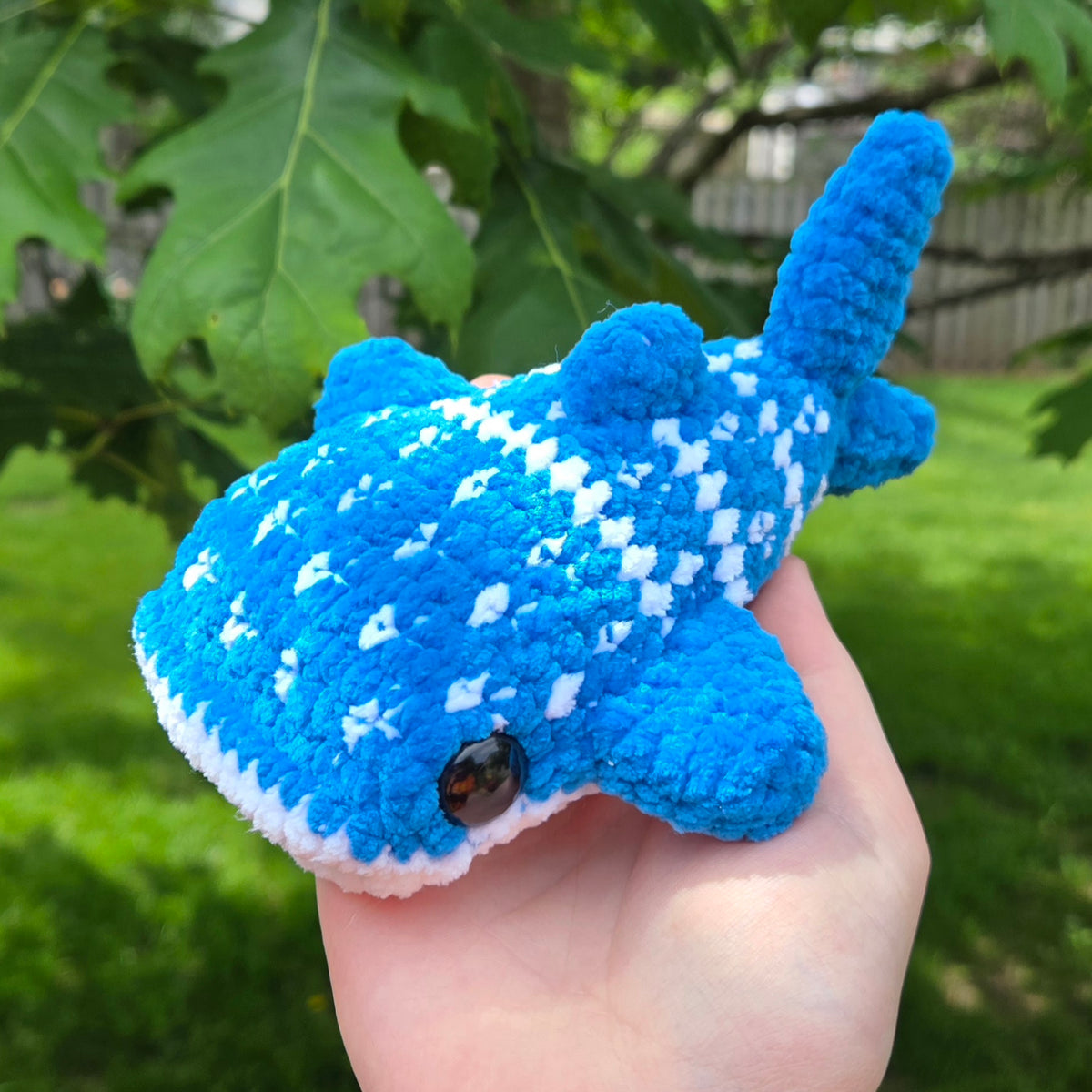 Whale Shark Crochet Plushie