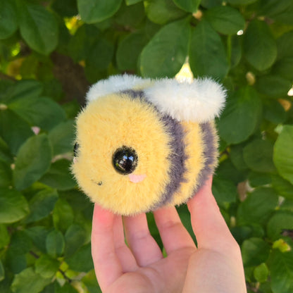 Fuzzy Bumblebee Crochet Plushie