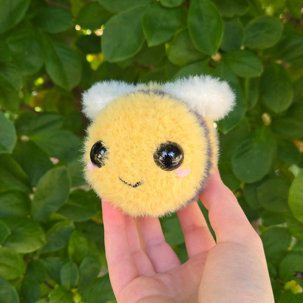 Fuzzy Bumblebee Crochet Plushie