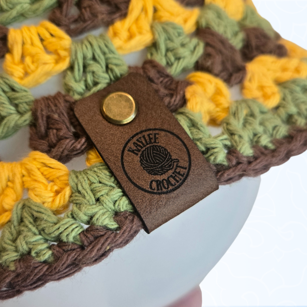 Sunflower Granny Stitch Bucket Hat